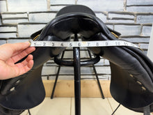 Load image into Gallery viewer, 17” XW Albion Spanish Riding School Classical Ultima Dressage Saddle -Upswept Panel- Extra Wide - Black