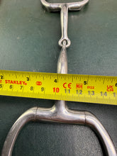 Load image into Gallery viewer, 6” Myler Curved Snaffle Bit - Eggbut Cheek - Jointed - Discontinued