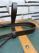 Load image into Gallery viewer, S. Milner &amp; Son Hunter Snaffle Bridle - Brown -Extra Full Size- English Leather