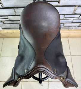 16 1/2” XW Saddleworld/L.A. Jones GP Saddle - Brown