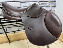 Load image into Gallery viewer, 16” MW John Whitaker Rio Pony Jump Saddle - Brown - Full Leather - Heat Adjustable