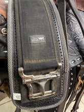 Load image into Gallery viewer, 15” Leather Western Set-Saddle, Headstall, Nathe Gag, Cinch