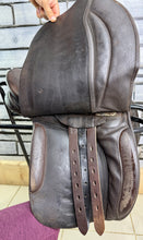 Load image into Gallery viewer, 16” Medium Barrie Swain English Pony GP Saddle - Black