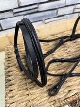 Load image into Gallery viewer, S/H Stubben Split Head Flash Bridle - Black - Full