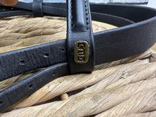 Load image into Gallery viewer, S/H Stubben CTD Flash Competition Bridle - Black - Full