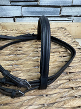 Load image into Gallery viewer, S/H English Cavesson Snaffle Bridle -Black- Pony