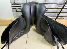 Load image into Gallery viewer, 17 1/2” XW Albion Genesis Ultima Dressage Saddle - Adjusta Tree - Black - Extra Wide