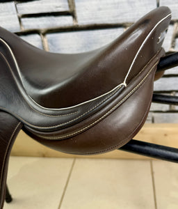 16” M/Changeable Gullet Whitaker Barnsley Pony Jump Saddle - Brown