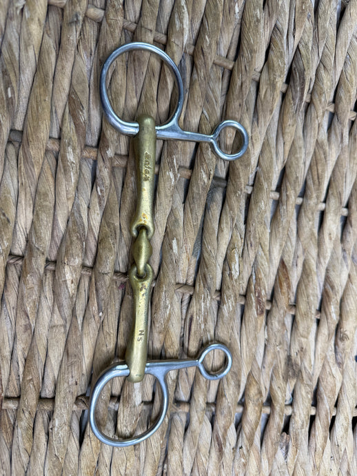 S/H 5 1/2” Neue Schule Lozenge Hanging Cheek Snaffle