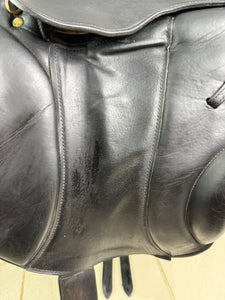 17” MW Southern Stars Monoflap Jump Saddle - Black