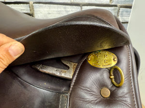 15” XW The Pony Saddle Company WH Pony Saddle - Brown