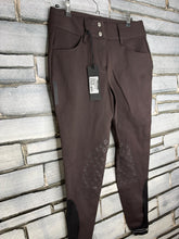 Load image into Gallery viewer, Cavalleria Toscana American Knee Grip Breeches - UK 10 - Brown