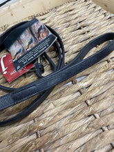 Load image into Gallery viewer, Jeffries 5/8” Leather In Hand Lead with Handle &amp; Buckle -  Black