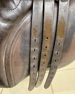 17 1/2” Wide Ideal Classic GP Saddle - Brown