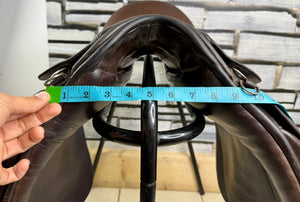 16” Wide Ideal English Pony WH/VSD Saddle - Brown