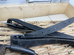 S/H Windsor 54” Stirrup Leathers & 4 1/2” Flexi Irons