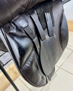 17 1/2” Wide Symmonds Designer VSD/GP Saddle - Brown