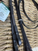 Load image into Gallery viewer, S/H IV Horse 5/8” Leather Split Pelham Reins -Brown- Full
