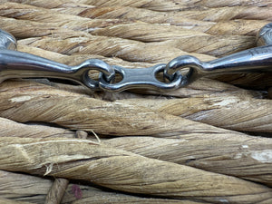 Dinky Small Ring French Link Mini Eggbutt Snaffle - 3 1/2-5” - Diddy Pony