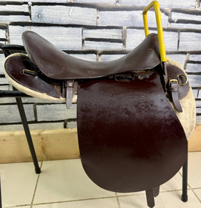 15” MW Kids Seaside Donkey/Pony Ride Saddle - Brown
