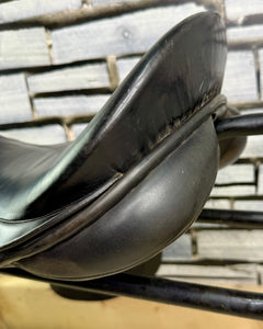17 1/2” MW Jeffries Falcon English Event VSD Saddle - Black