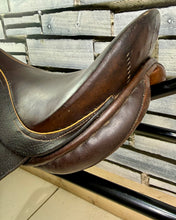 Load image into Gallery viewer, 14” Wide Pony GP Childs Saddle - Brown - English Leather - Lead Rein/Tiny Tot - Shetland
