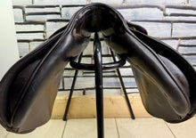 Load image into Gallery viewer, 17 1/2” 30/MW Stubben Roxanne GP/Jump Saddle -Brown- Diamonte &amp; Patent Trim 2025