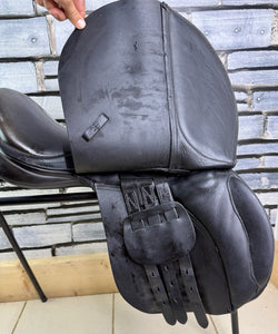 16” Wide Santa Cruz Pony GP Saddle - Black