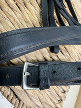 Load image into Gallery viewer, S/H Stubben Flash Bridle - Black - Full