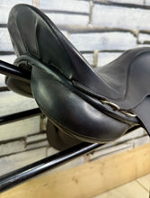 Load image into Gallery viewer, 16” Wide M&amp;J Saddlery English GP Pony Saddle - Black