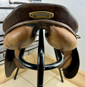 17 1/2” MN (Fit 27) Stubben Siegfried CS Biomex Jump Saddle - Brown