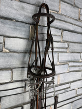 Load image into Gallery viewer, Jeffries? Complete Double Bridle - Brown - TB/Hack/RoR - Cob Size