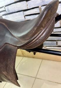 15 1/2” Wide-XW Sturgess English WH Pony  Show Saddle - Brown