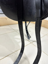 Load image into Gallery viewer, 17 1/2” Wide Ideal Jessica Dressage Saddle - Black