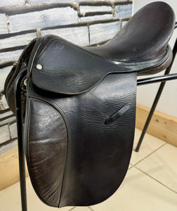 16” MW Charles Mountfort Pony GP Saddle - Black
