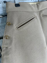 Load image into Gallery viewer, Vintage Sams Cavalry Twill Elephant Ear Breeches -24” Waist- Buff - Suede Knees