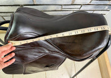 Load image into Gallery viewer, 16” MW Saddle Company Pony GP Saddle - Brown - Changeable Width on a Press
