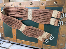 Load image into Gallery viewer, 47” Stubben Cord Anti-Chafe Girth - Brown