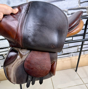 17 1/2” C (MW) Stubben Siegfried II Jump Saddle - Brown