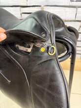 Load image into Gallery viewer, 14” Wide GFS English Pony GP Saddle - Black - Lead Rein Tiny Tot