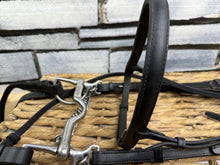 Load image into Gallery viewer, S/H English Complete Kimblewick Bridle - Black - Cob