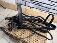 Load image into Gallery viewer, S/H English Hunter Complete Plaited Pelham Bridle - Full