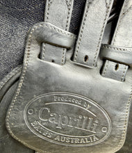Load image into Gallery viewer, 17” Medium/Changeable Gullet Bates Caprilli GP Saddle - Black Leather