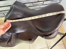 Load image into Gallery viewer, 17” Wide-XW Symmonds Olympus Forward Cut GP Saddle - Brown