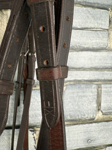 S/H Equicraft Anatomic Patent Dressage Bridle - Brown - XF