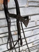 Load image into Gallery viewer, 15” Leather Western Set-Saddle, Headstall, Nathe Gag, Cinch