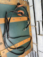 Load image into Gallery viewer, Stubben Side Reins - Brown - Full - Training/Lunging Aid - Leather