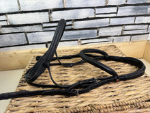 Load image into Gallery viewer, S/H Albion KB Soft Padded Cavesson Bridle - Full - Black