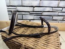 Load image into Gallery viewer, S/H Anatomic Padded Dressage Cavesson Bridle -Brown- Full