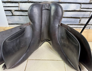 16 1/2” Wide Silhouette GP Saddle - Brown